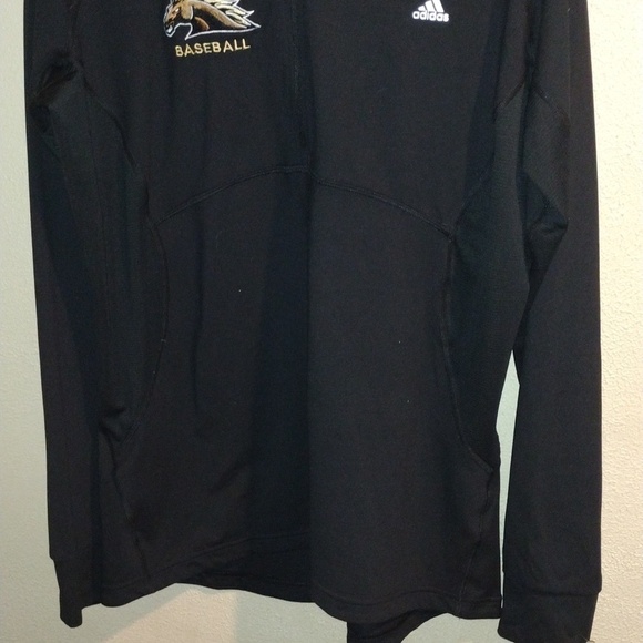 Adidas Western Michigan University Half Zip Pullover Athletic Top XL - Picture 3 of 6